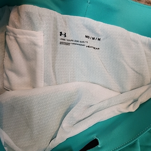 Under Armour Women's UA Fly-By 2.0 Shorts 1350196-369 Neptune/Black Running NEW - Picture 6 of 13